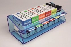 Label station, acrylic for Tough-Tags® / Cryo-Babies® / Tough-Spots® | Width mm : 280